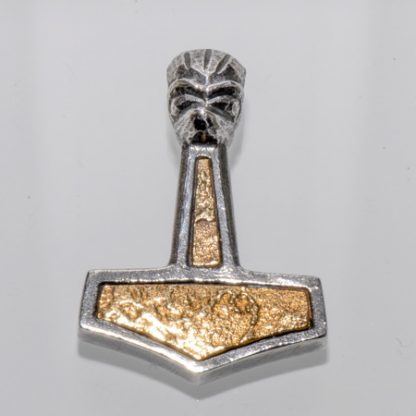 Thors Hammer med guld
